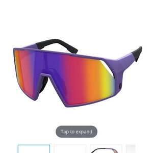 Scott Purple Sunglasses with Rainbow Lenses